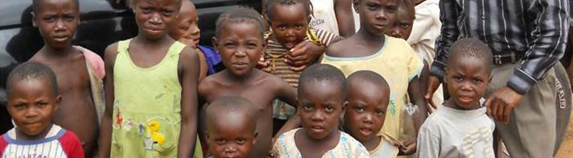 Children of Sierra Leone gathered together