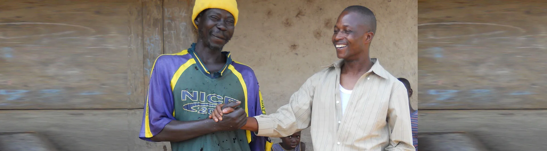 Two people shaking hands